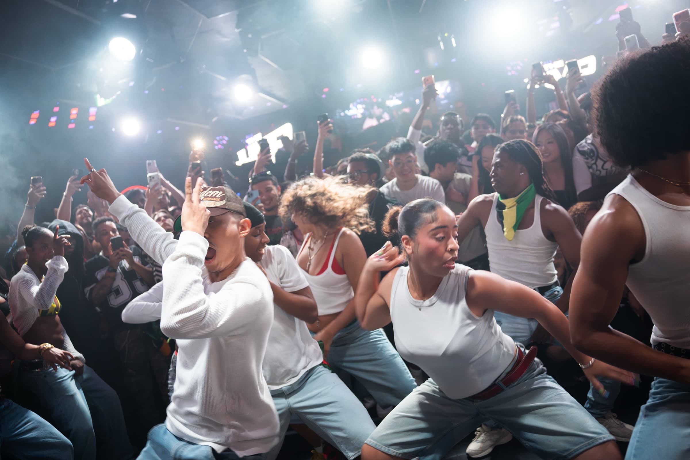 Crowd energy at a live Motivz night